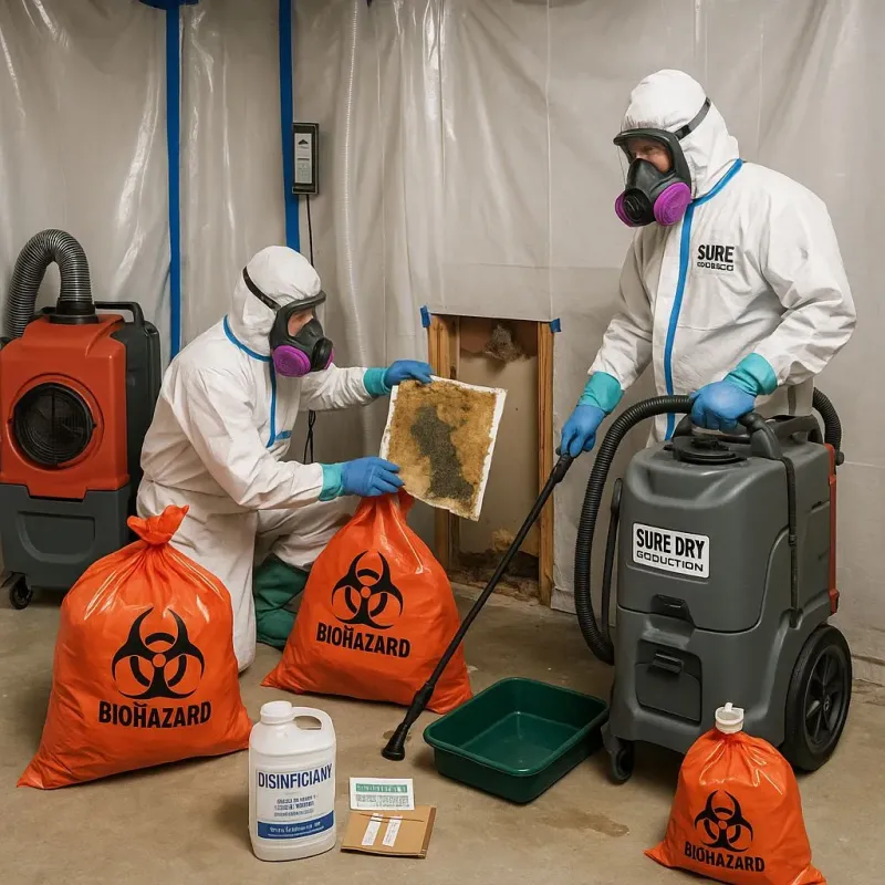 Contaminated Water Handling Protocols process in Gerber, CA
